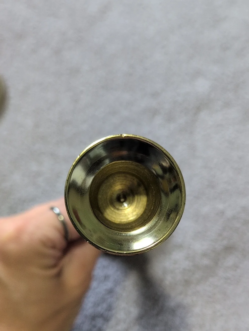 Gold Finish Taper Candlestick Holders - Set of 3